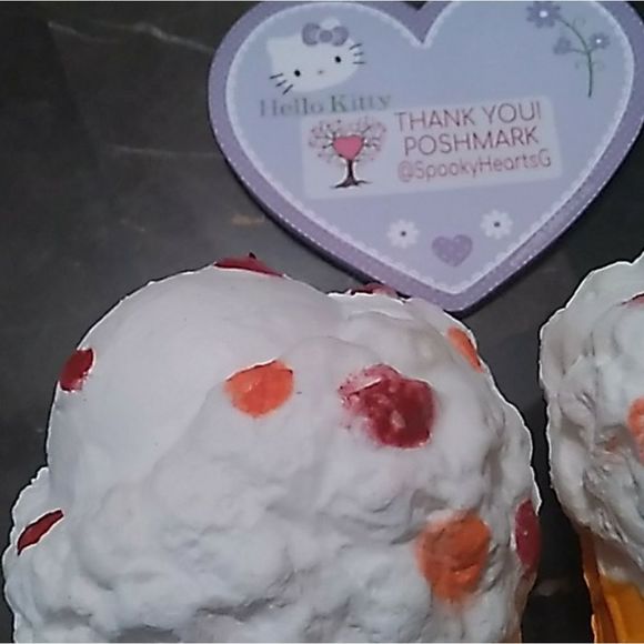 - Jumbo squish waffle vanilla cherry ice-cream new & bonus gift 🎁 sensory - Picture 7 of 10